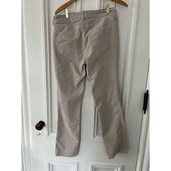 Loft beige modern straight corduroy pants size 8 - Picture 4 of 4